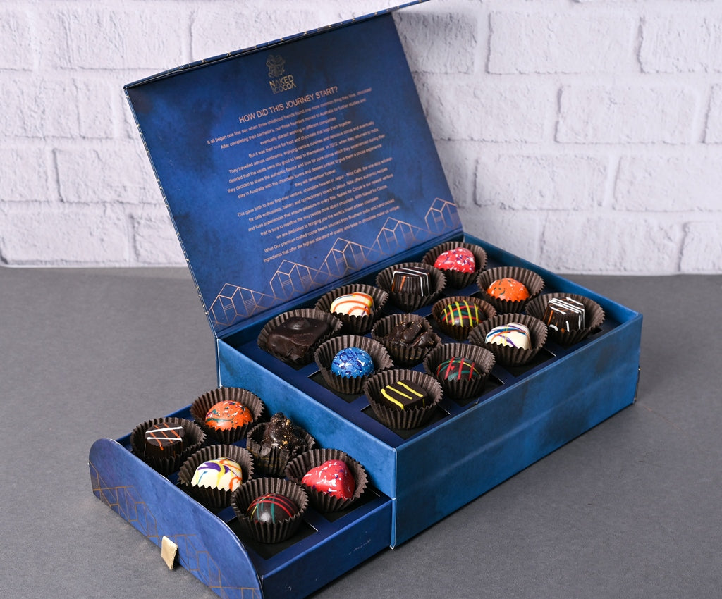 Elegant Chocolate Box - 24 Assorted Truffles