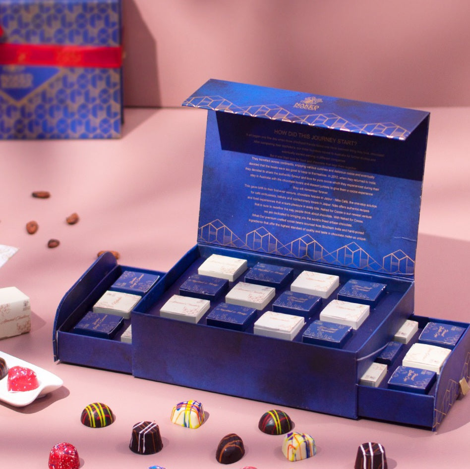 Elegant Chocolate Box - 24 Assorted Truffles